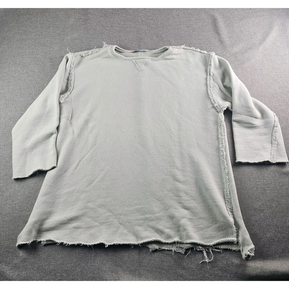 Free People Best Coast Cotton Oversized Tunic Sweater Womens Small Outseam
